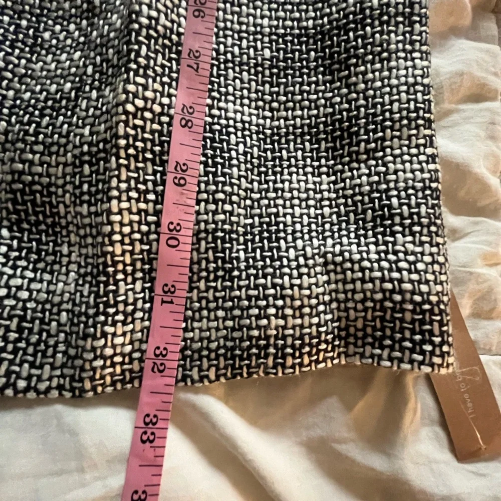 Reformation Olivette dress size 8 black/white tweed NEW NWT - Picture 10 of 15